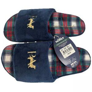 Peter Alexander Women’s Slippers Blue Dog Medium M US 8-9 Cushioned slides Brand